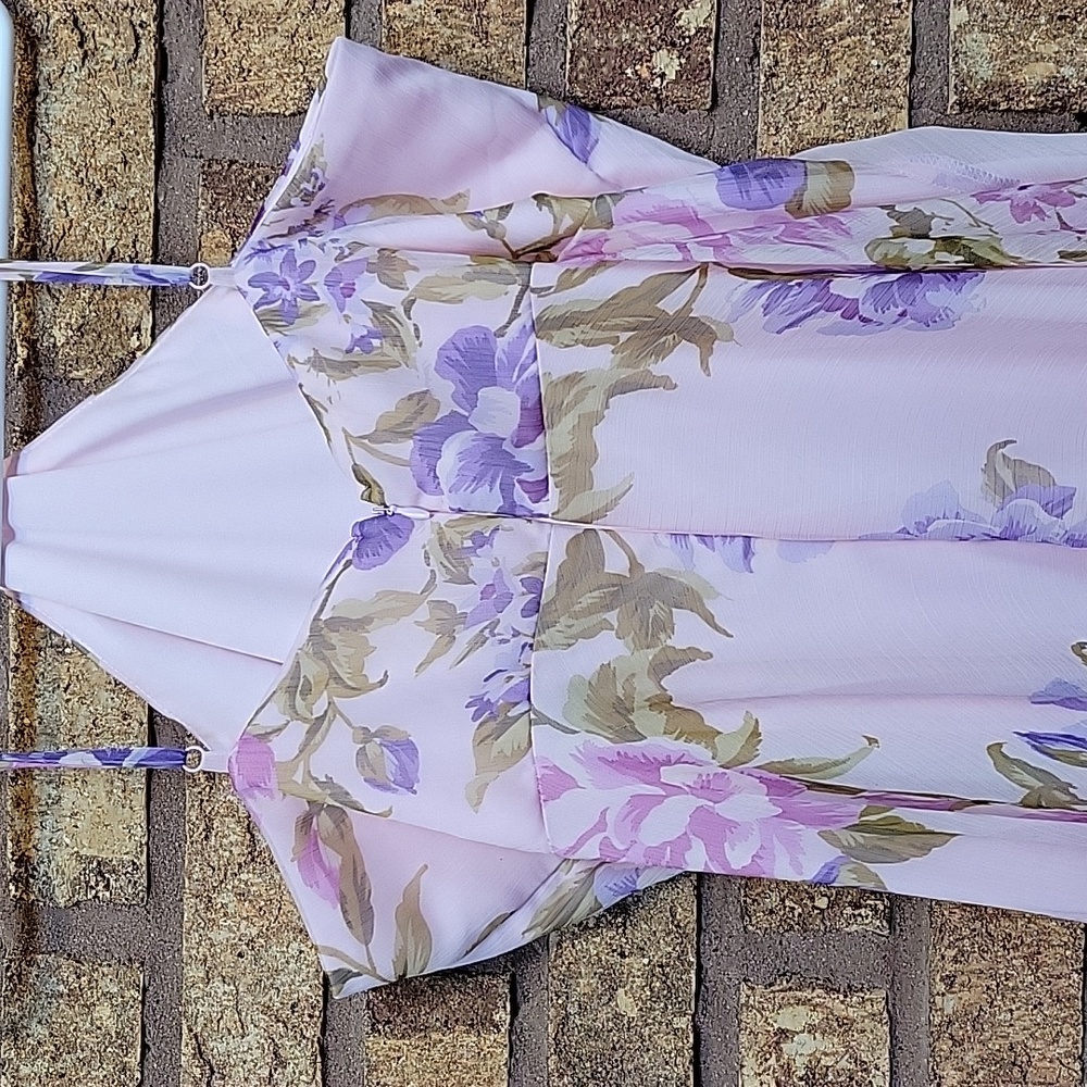 Lulus Romantic Marvel Floral Print Halter Neck Maxi Dress Size XL NWT - Picture 10 of 12